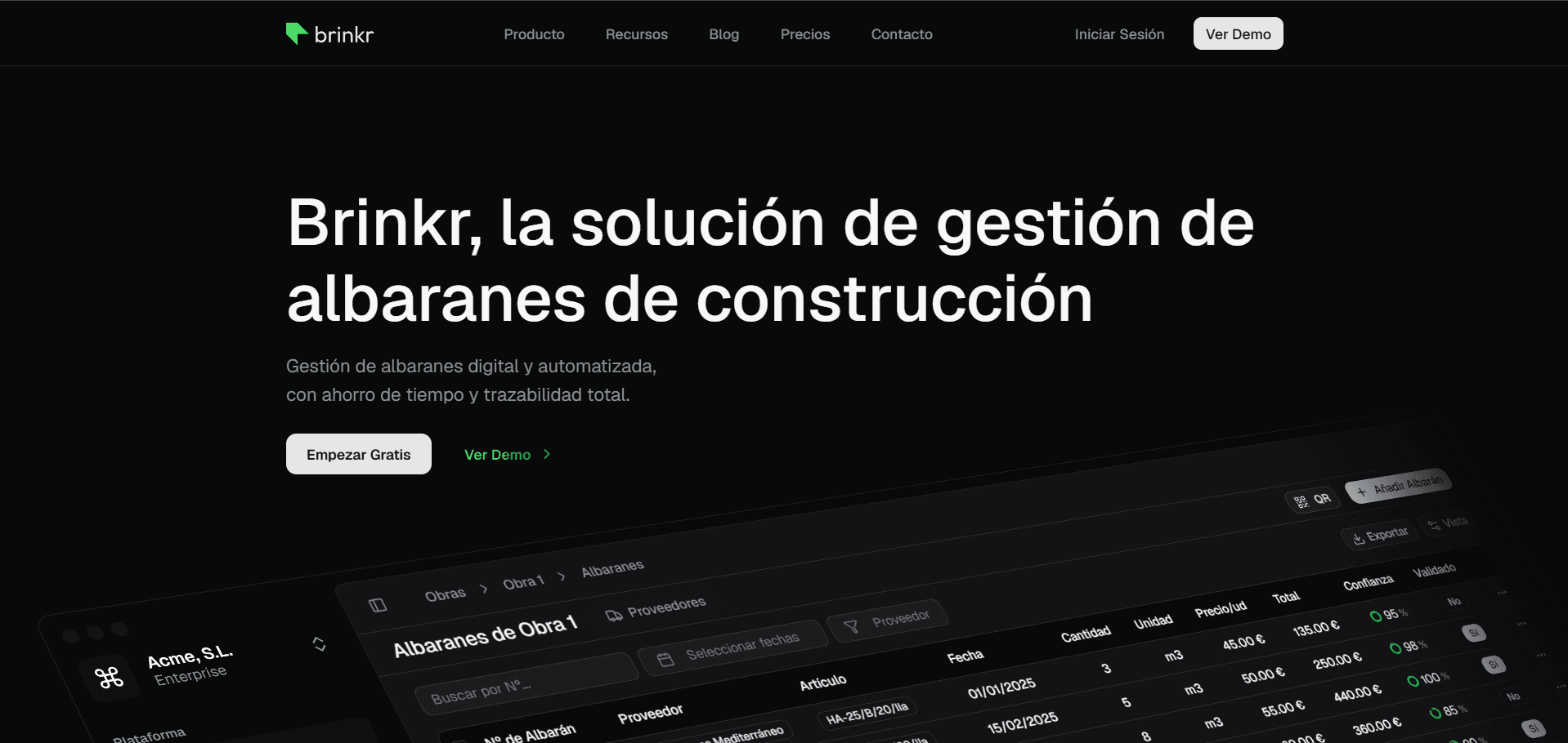 Trabajo publicado para Brinkr
